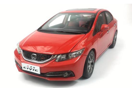 2014 Honda Civic Si 1:18 Scale Diecast Car Model Red