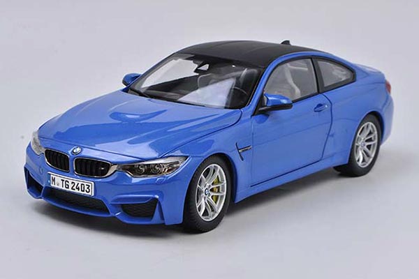 2014 BMW M4 F82 Coupe 1:18 Scale Diecast Car Model Blue