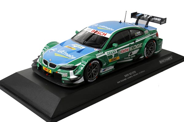 2013 BMW M3 DTM 1:18 Scale Diecast Model Green By Minichamps