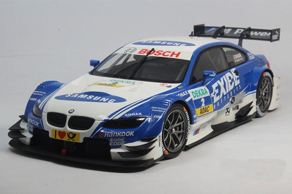 2012 BMW M3 DTM 1:18 Scale Diecast Model Blue By Minichamps