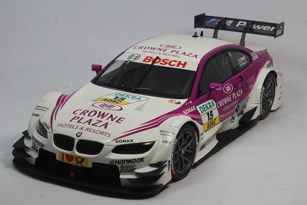 2012 BMW M3 DTM 1:18 Scale Diecast Model Purple By Minichamps