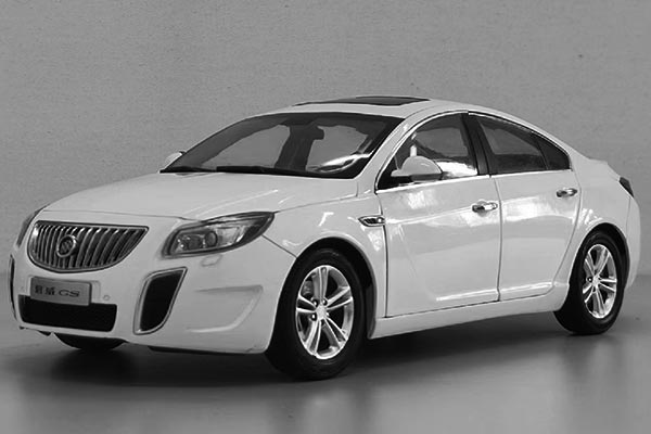 2011 Buick Regal GS 1:18 Scale Diecast Car Model White