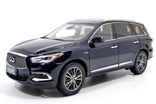 2016 Infiniti QX60 1:18 Scale Diecast SUV Model Deep Blue