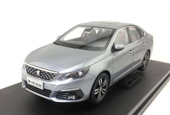 2016 Peugeot 308 1:18 Scale Diecast Car Model Silver