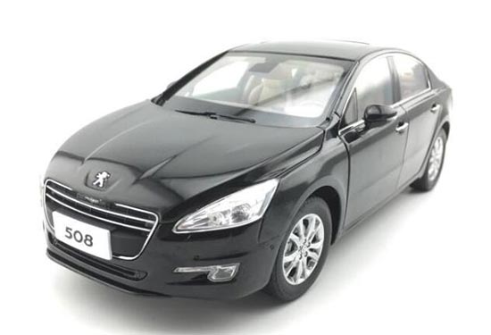 2011 Peugeot 508 1:18 Scale Diecast Car Model Black