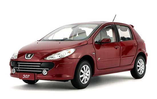 2008 Peugeot 307 1:18 Scale Diecast Car Model