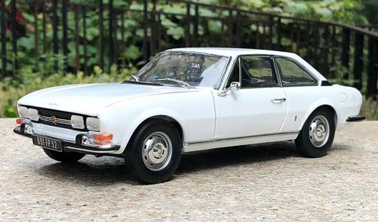 Peugeot 504 Coupe 1:18 Scale Diecast Car Model White