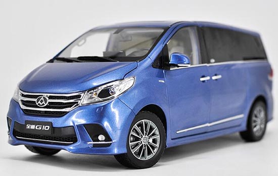 2018 Maxus G10 MPV 1:18 Scale Diecast Model Blue