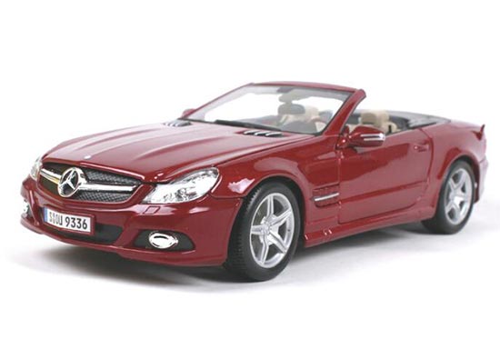 Mercedes Benz SL-Class SL550 1:18 Scale Diecast Car Model Red