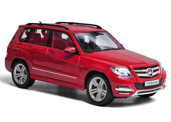 Mercedes Benz GLK-Class GLK300 1:18 Scale Diecast SUV Model Red