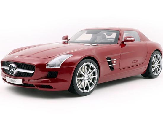 Mercedes Benz SLS AMG Diecast Car Model 1:18 Scale