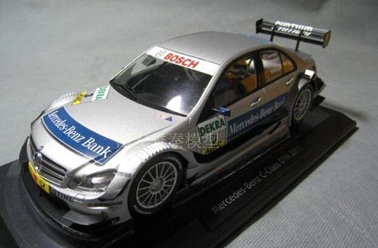 2011 Mercedes Benz C-Class DTM 1:18 Diecast Car Model Silver