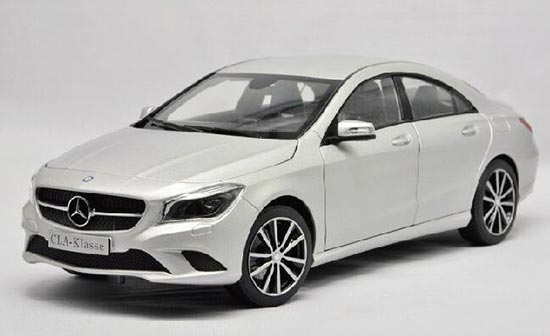 2012 Mercedes Benz CLA-Class 1:18 Scale Diecast Model Silver