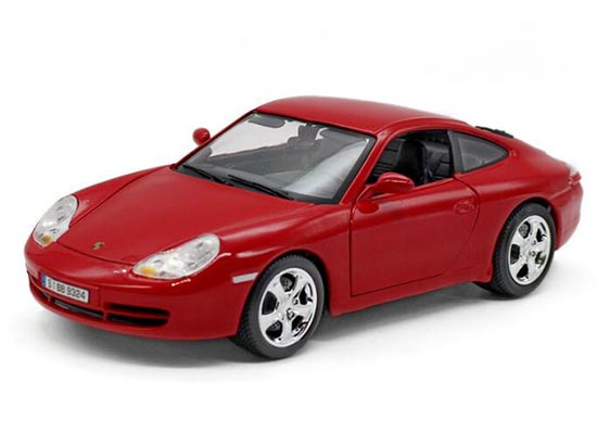 Porsche 911 Carrera 4 1:18 Scale Diecast Car Model Red