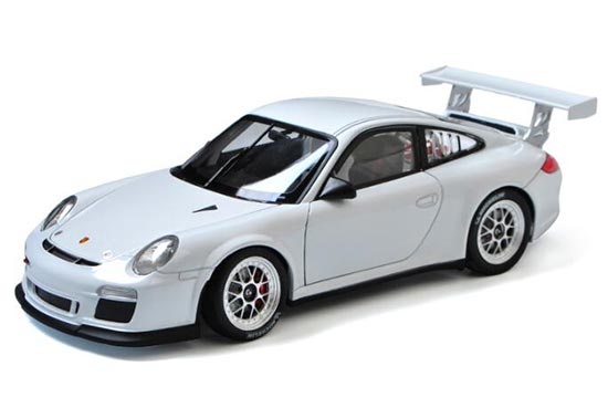 Porsche 911 GT3 Cup 1:18 Scale Diecast Car Model White