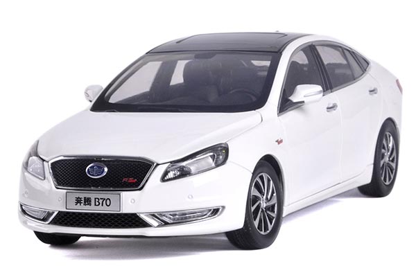 2014 Besturn B70 RS 1:18 Scale Diecast Car Model White