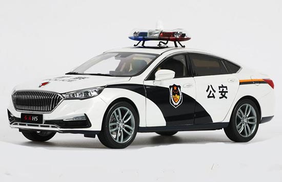 2018 Hongqi H5 1:18 Scale Diecast Police Car Model