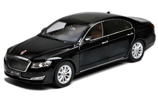 2017 Hongqi H7 1:18 Scale Diecast Car Model Black