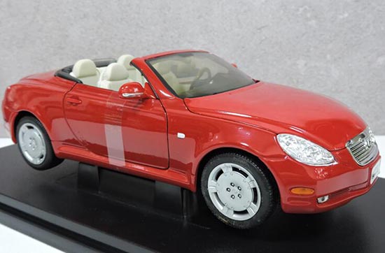 2004 Lexus SC430 1:18 Scale Diecast Car Model Red