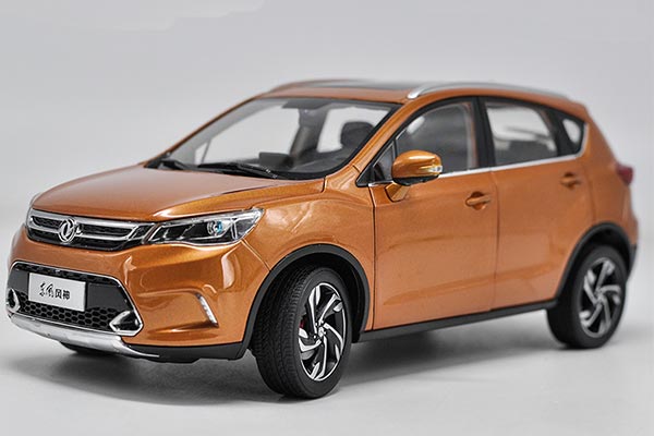 2017 Dongfeng Aeolus AX5 1:18 Scale Diecast SUV Model Orange