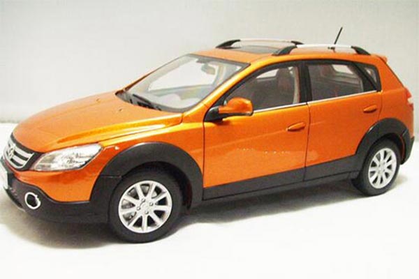 2013 Dongfeng Aeolus H30 Cross 1:18 Scale Diecast Model Orange