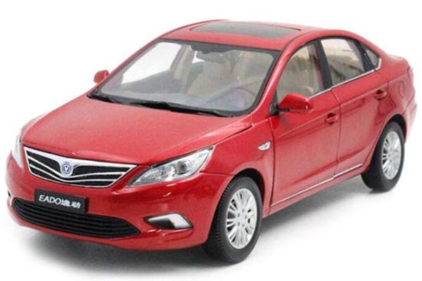 2012 Changan Eado 1:18 Scale Diecast Car Model Red