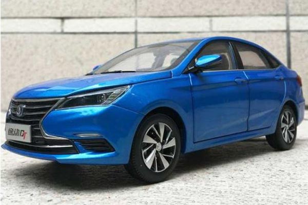2018 Changan Eado DT 1:18 Scale Diecast Car Model Blue
