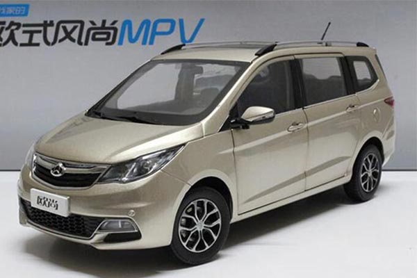 2016 Changan Oshan A600 MPV 1:18 Scale Diecast Model Champagne