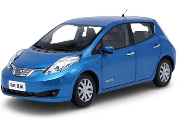 2014 Venucia e30 1:18 Scale Diecast Car Model Blue