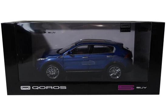 2016 Qoros 5 SUV 1:18 Scale Diecast Model Blue