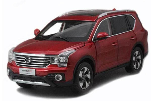 2017 Trumpchi GS7 1:18 Scale Diecast SUV Model Red