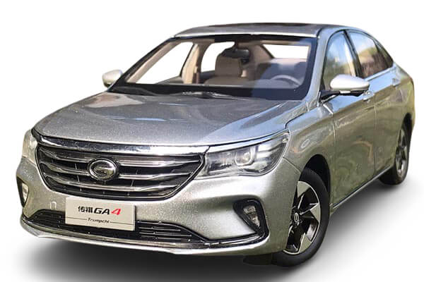 2018 Trumpchi GA4 1:18 Scale Diecast Car Model Silver