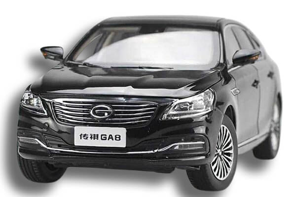 2016 Trumpchi GA8 1:18 Scale Diecast Car Model Black