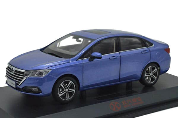 2018 Senova D50 1:18 Scale Diecast Car Model Blue