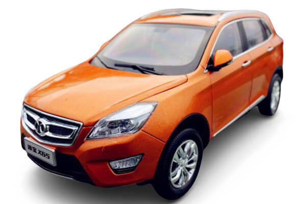 2015 Senova X65 SUV 1:18 Scale Diecast Model Orange