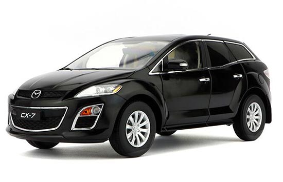 2014 Mazda CX-7 1:18 Scale Diecast SUV Model Black