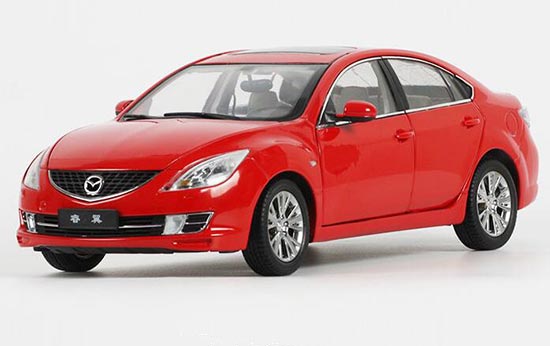 2009 Mazda 6 Red 1:18 Scale Diecast Car Model
