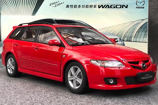 2006 Mazda 6 Wagon 1:18 Scale Diecast Car Model Red