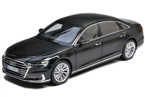 2018 Audi A8L Black 1:18 Scale Diecast Car Model