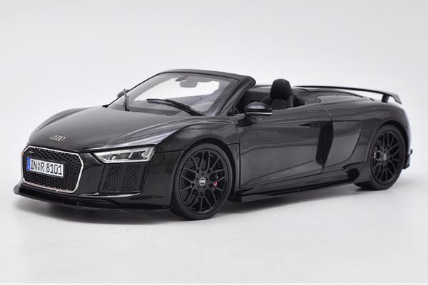 Audi R8 Spyder 1:18 Scale Diecast Car Model Black