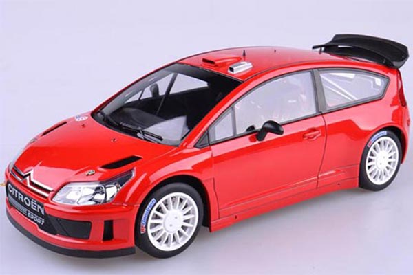 Citroen C4 1:18 Scale Diecast Car Model Red