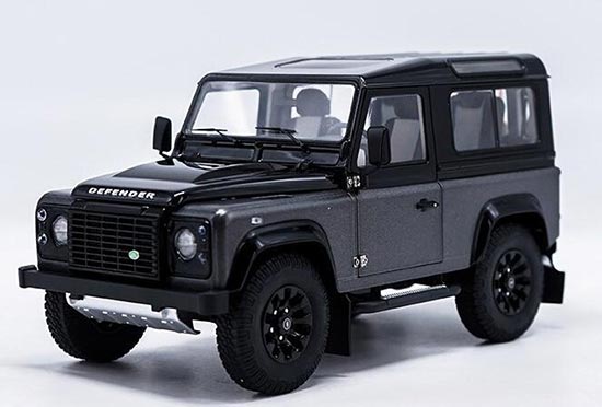 Land Rover Defender 90 SUV 1:18 Scale Diecast Model Black