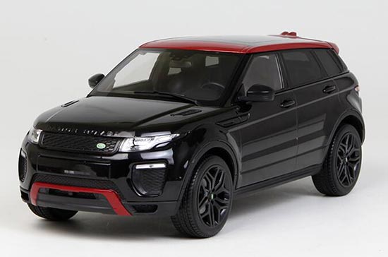 Land Rover Range Rover Evoque 1:18 Diecast SUV Model Black