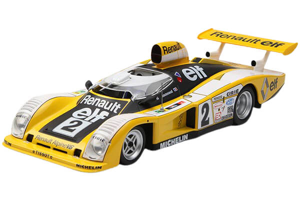 1978 Renault Alpine A442B Diecast Car Model 1:18 Scale Yellow