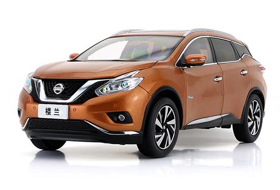 2015 Nissan Murano SUV 1:18 Scale Diecast Model Orange