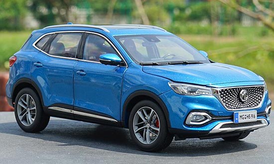 2018 MG HS SUV Diecast Model 1:18 Scale Blue
