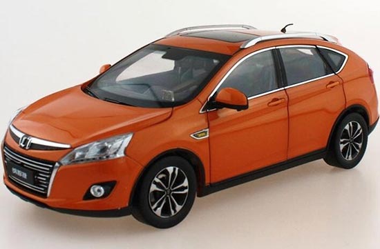 2014 Luxgen U6 SUV Diecast Model 1:18 Scale Orange