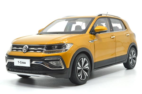 2019 Volkswagen T-Cross SUV Diecast Model 1:18 Scale Golden