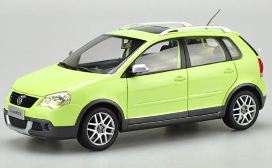 2007 Volkswagen Cross Polo Diecast Car Model 1:18 Scale Green