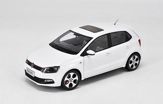 2012 Volkswagen Polo GTI Diecast Car Model 1:18 Scale White